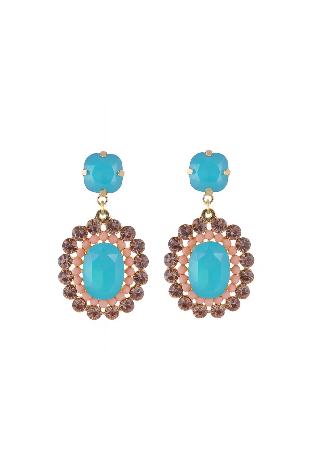 MS MON EARRINGS CHAMPAGNE