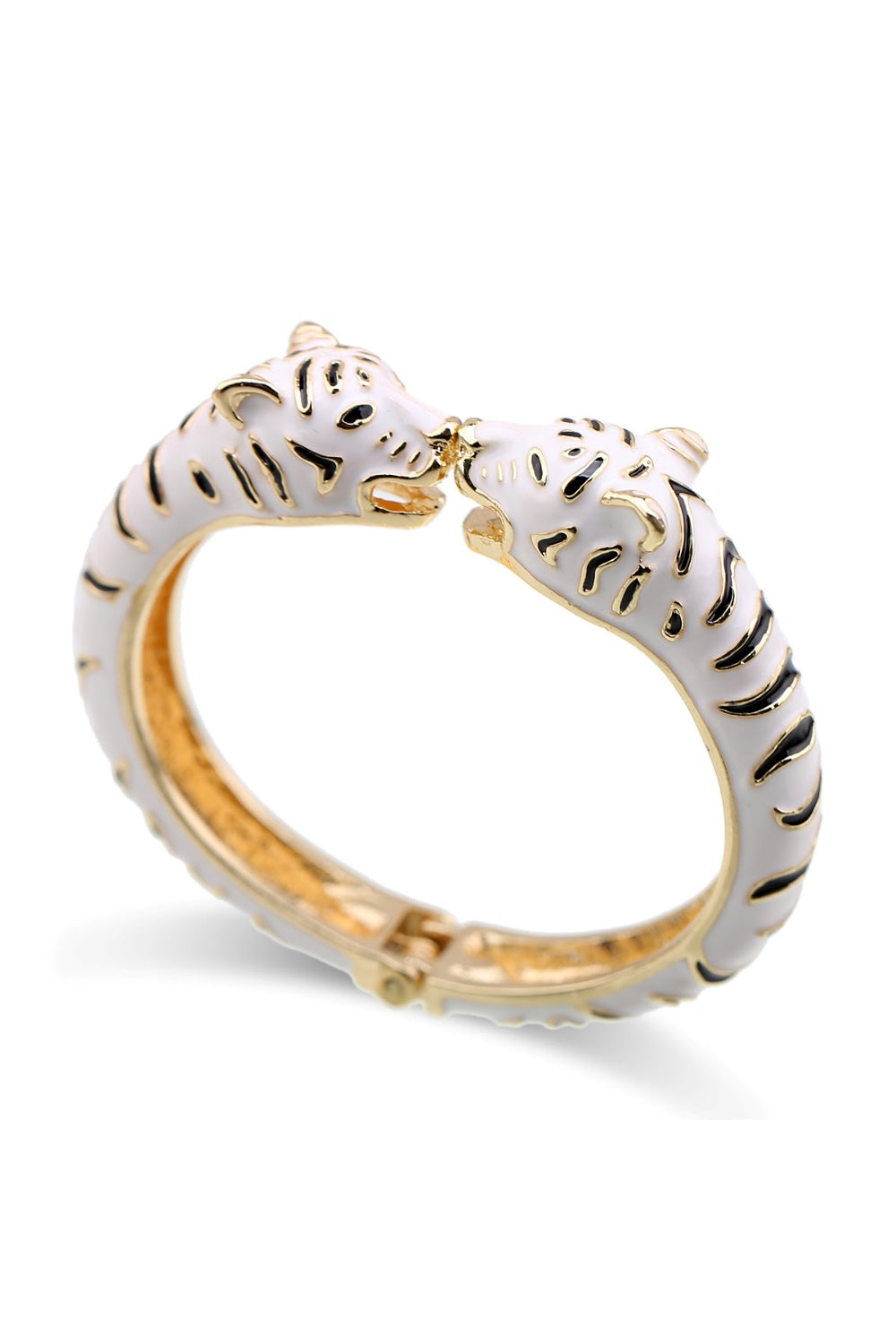 NINE LIVES BANGLE WHITE & BLACK