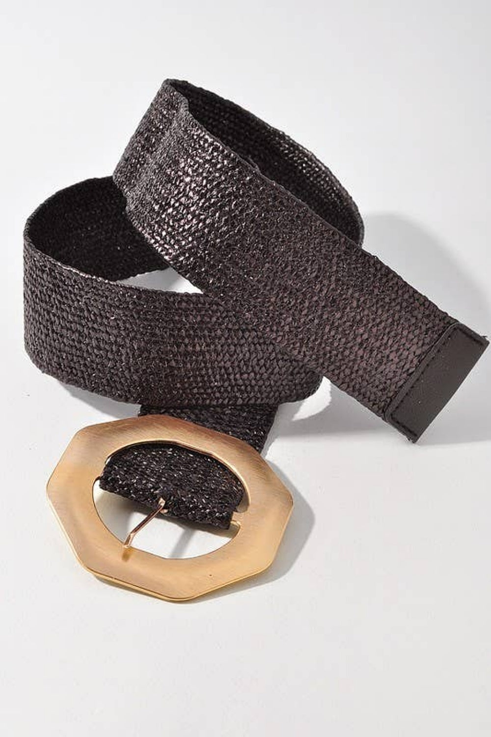 OCTAGON STRETCH BELT BLACK