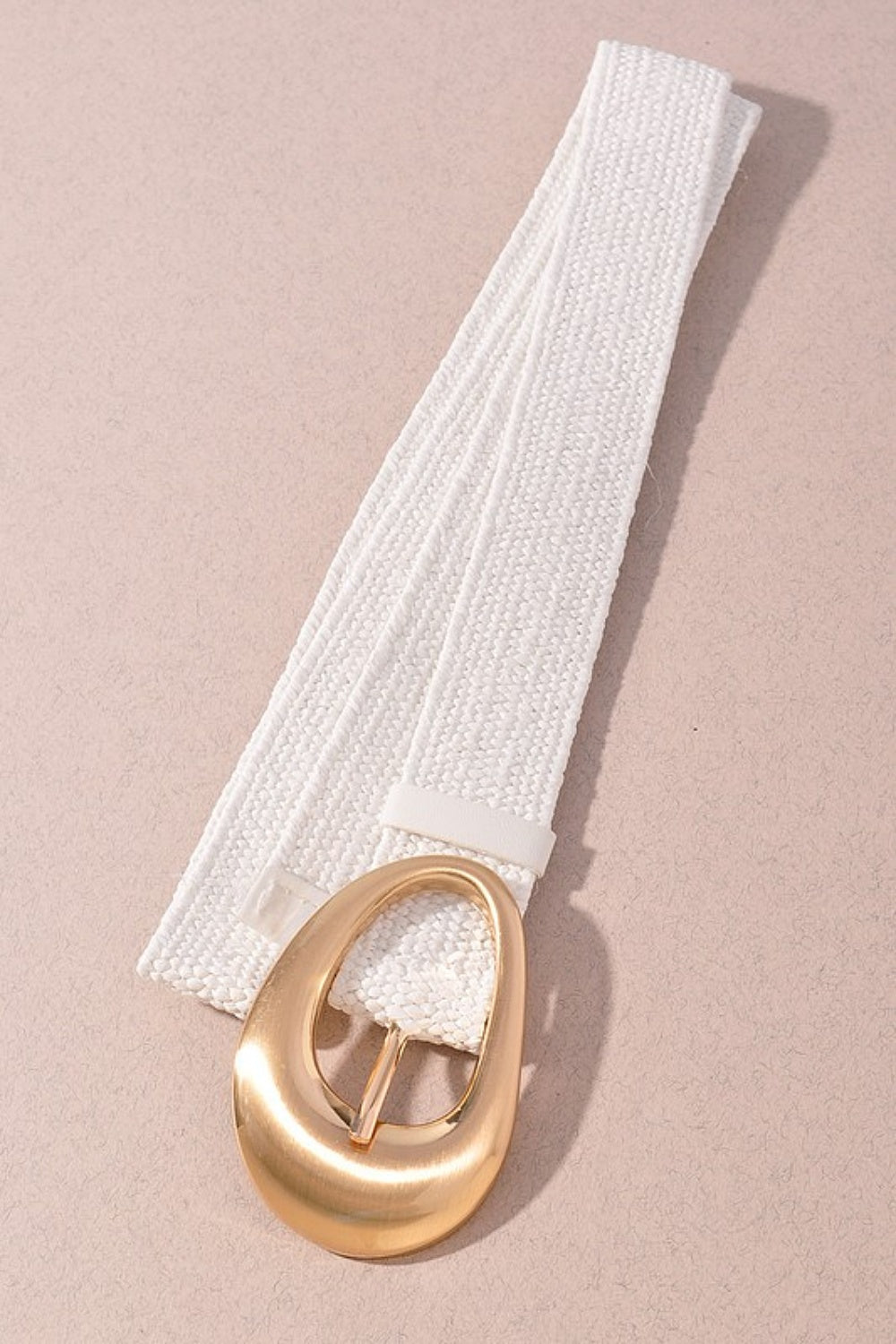 ORBIT STRETCH BELT WHITE