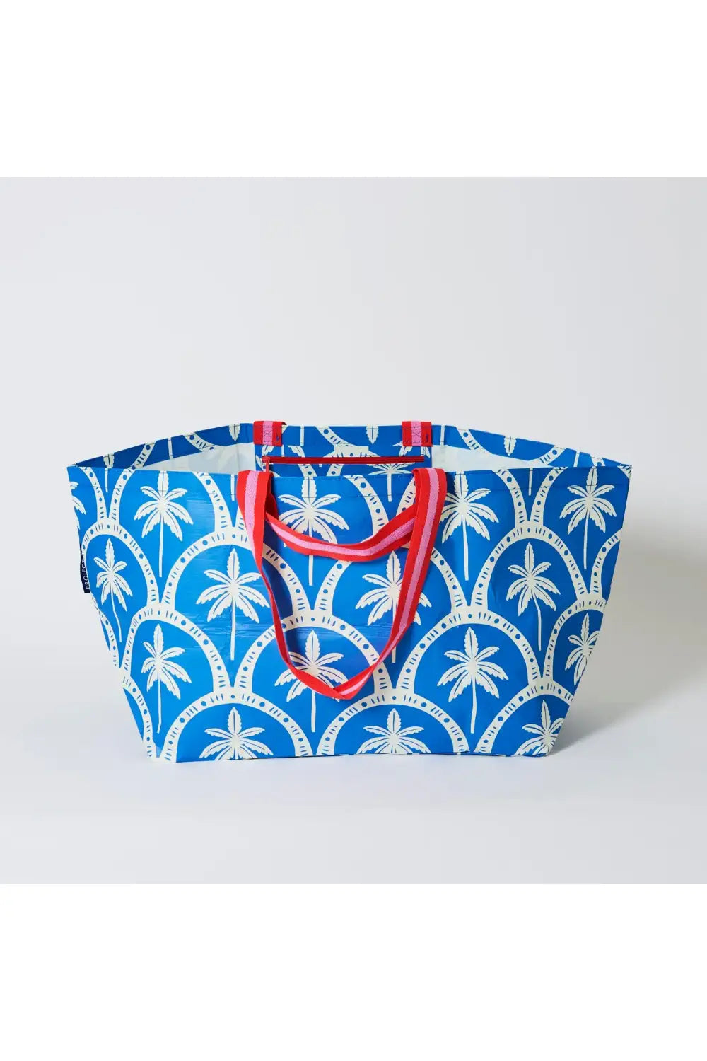 OVERSIZED TOTE BLUE PALM