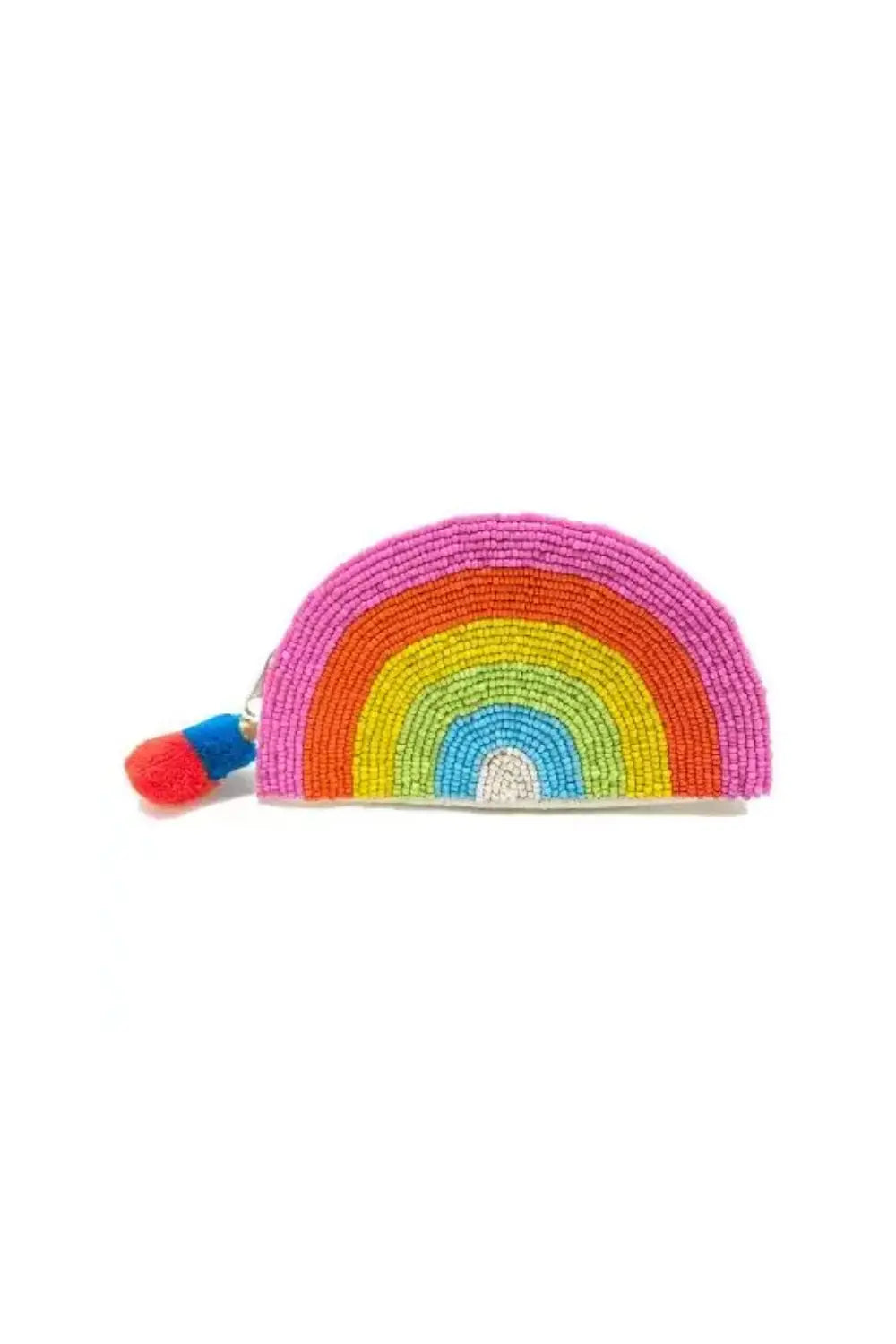 OVER THE RAINBOW BEADED COIN PURSE