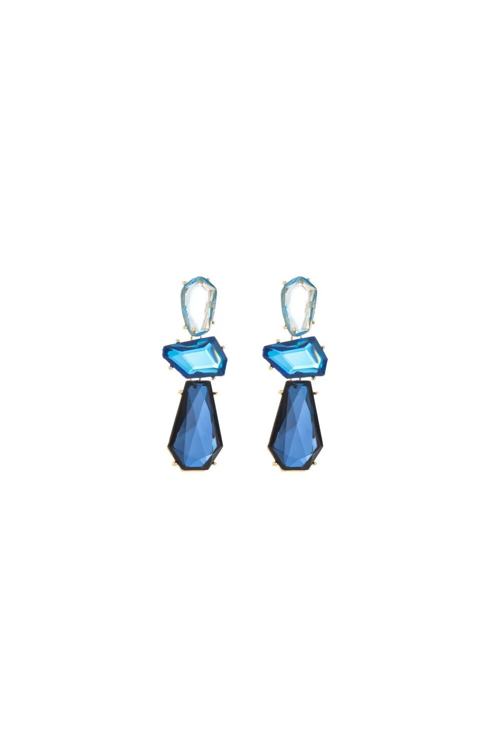 PEBBLES EARRINGS BLUE
