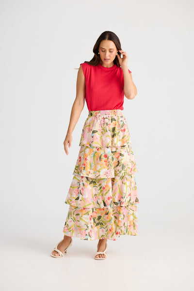 PENNY TIERED RUFFLE SKIRT