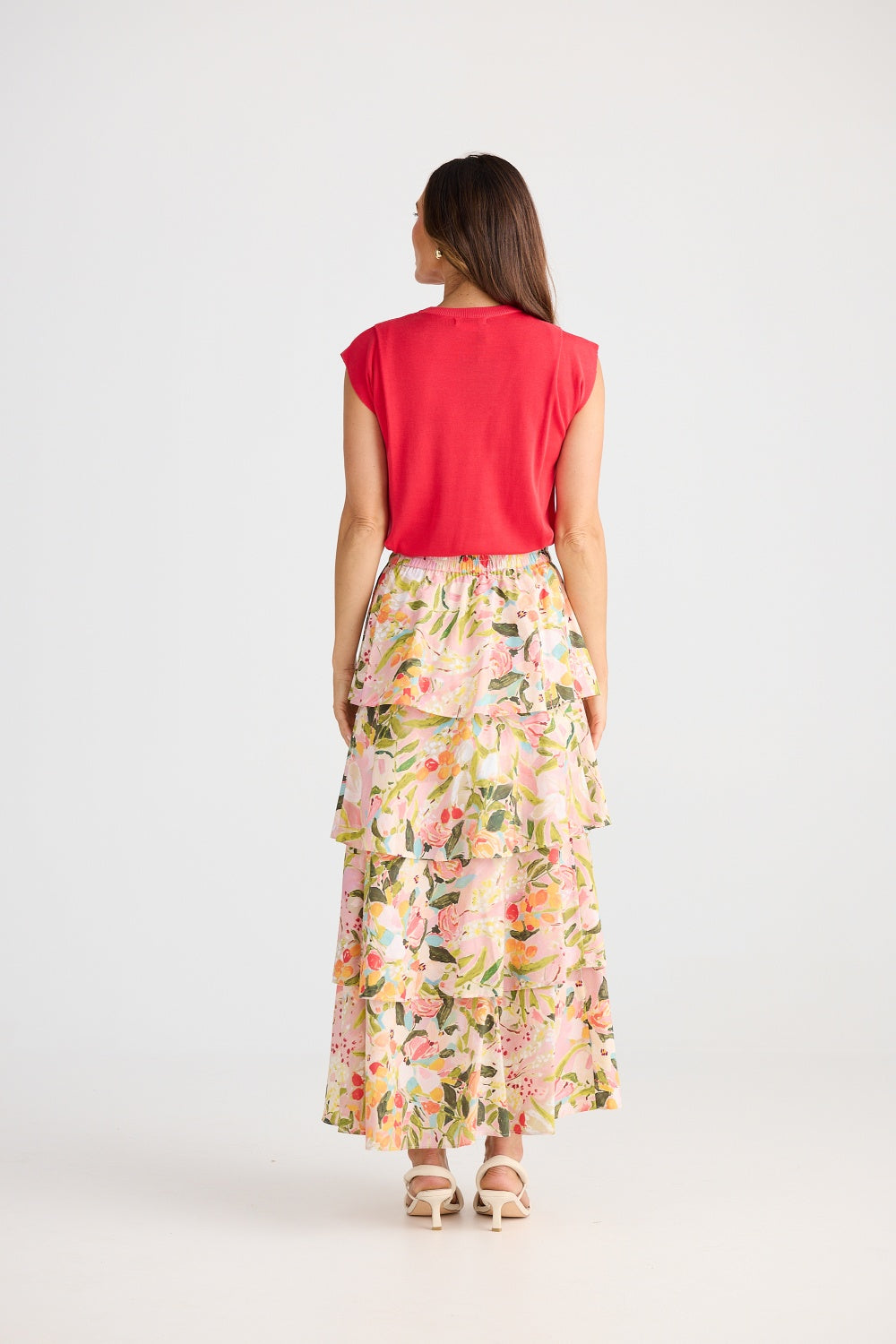 PENNY TIERED RUFFLE SKIRT