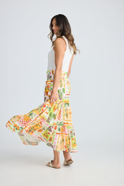 PIER MAXI SKIRT TROPICAL FIESTA