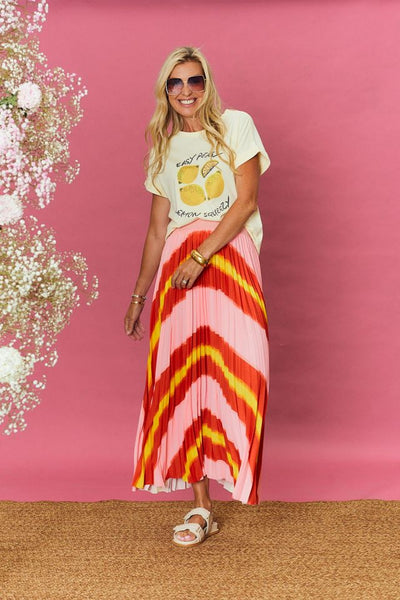 SIMONE MAXI PLEAT SKIRT