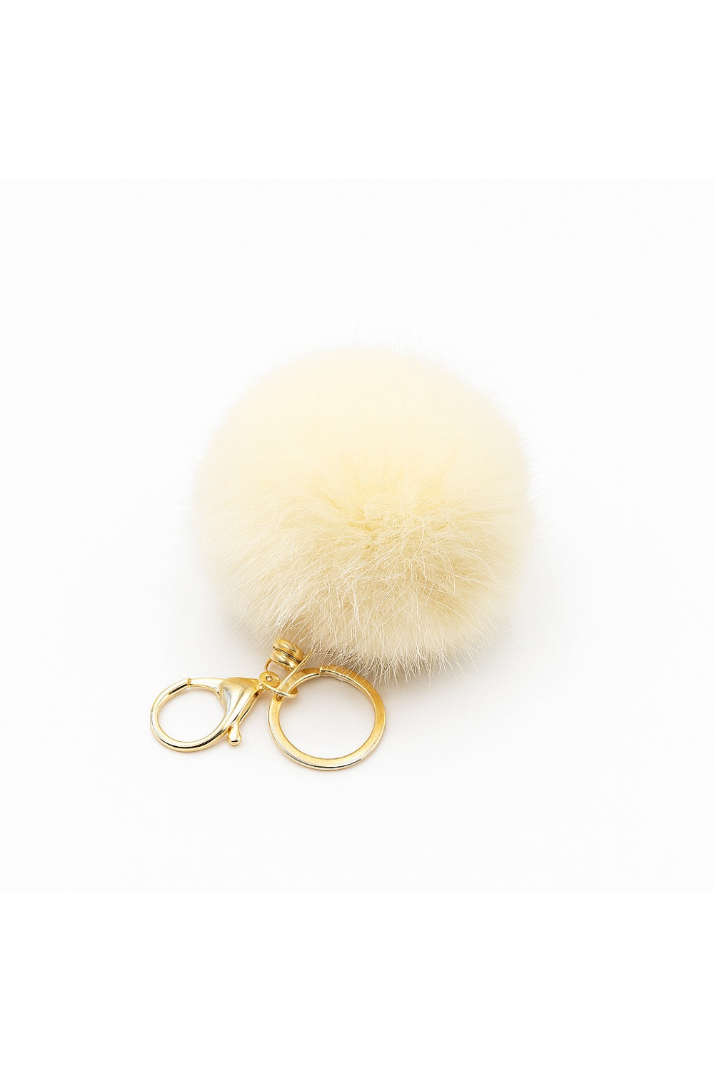 POM POM KEYRING CREAM