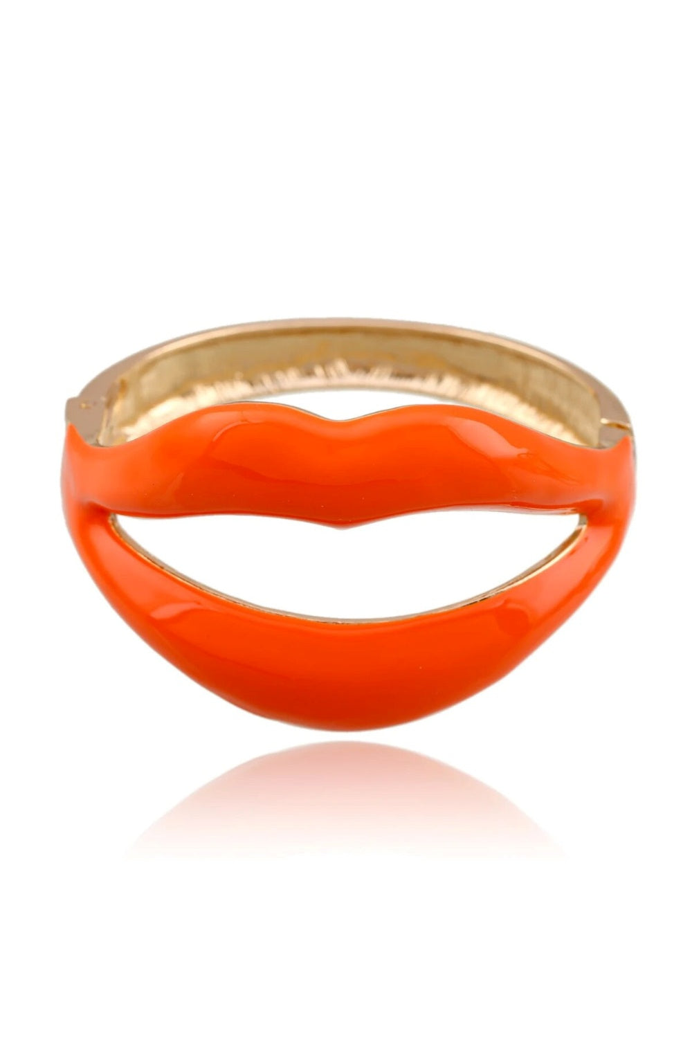 READ MY LIPS BANGLE ORANGE