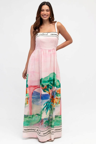 TAKE A BREAK MAXI DRESS
