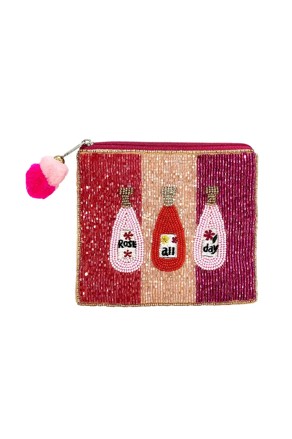 ROSE ALL DAY BEADED COIN PURSE
