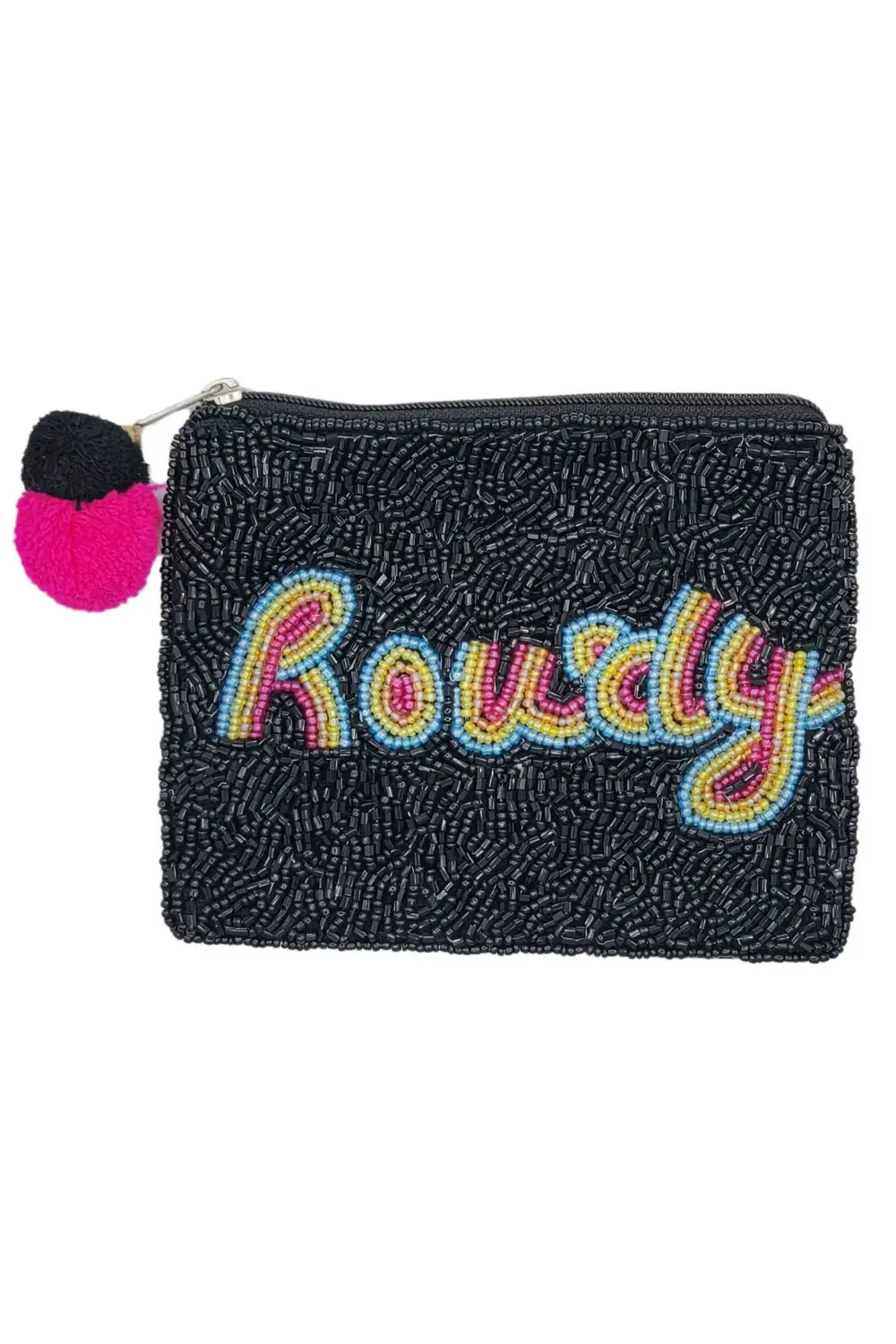 ROWDY BEADED COIN PURSE