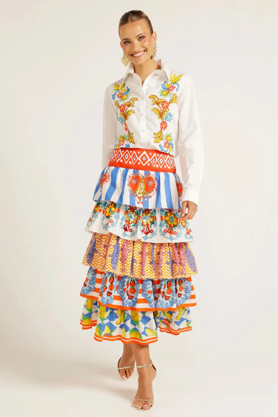 THE AMADORA RUFFLE SKIRT