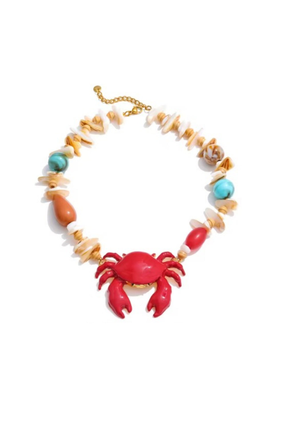 SEAFOOD PLATTER NECKLACE CRAB