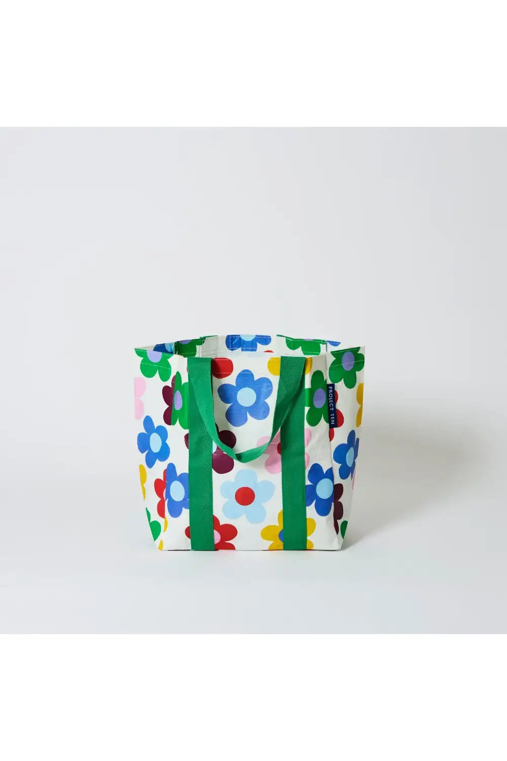 SHOPPER TOTE RED SUNNY FLORAL