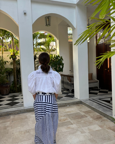 SIMONE SKIRT MARITIME NAVY