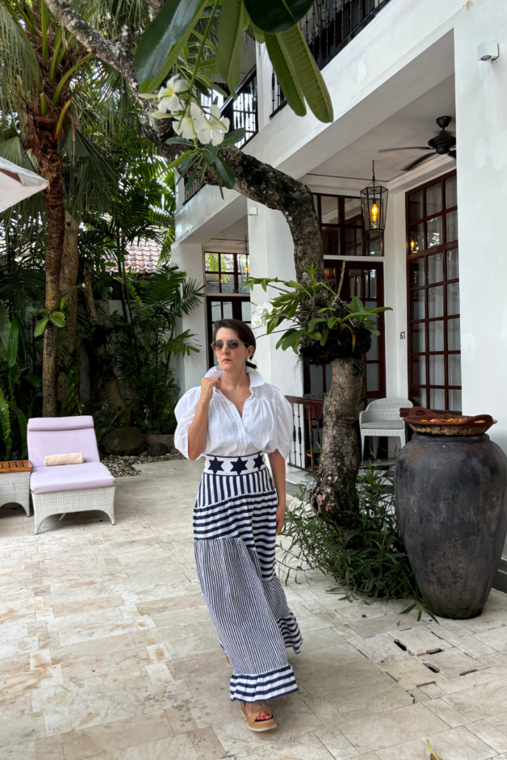 SIMONE SKIRT MARITIME NAVY