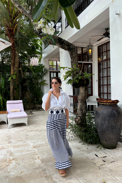 SIMONE SKIRT MARITIME NAVY