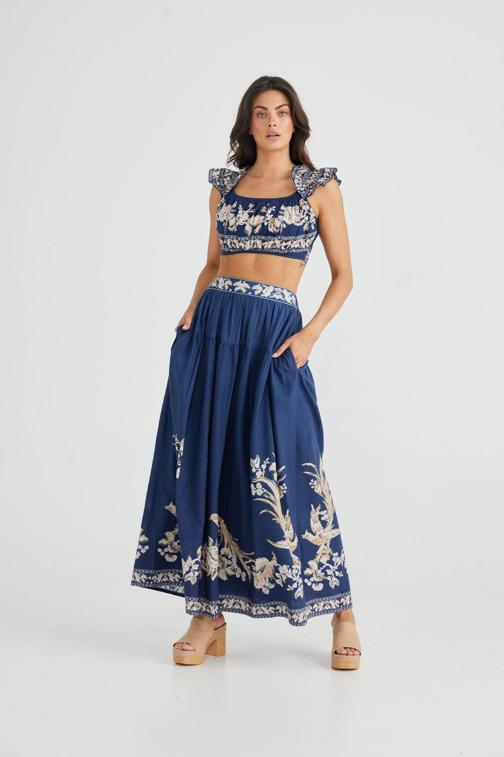 SKYLARK SKIRT EMPRESS INDIGO