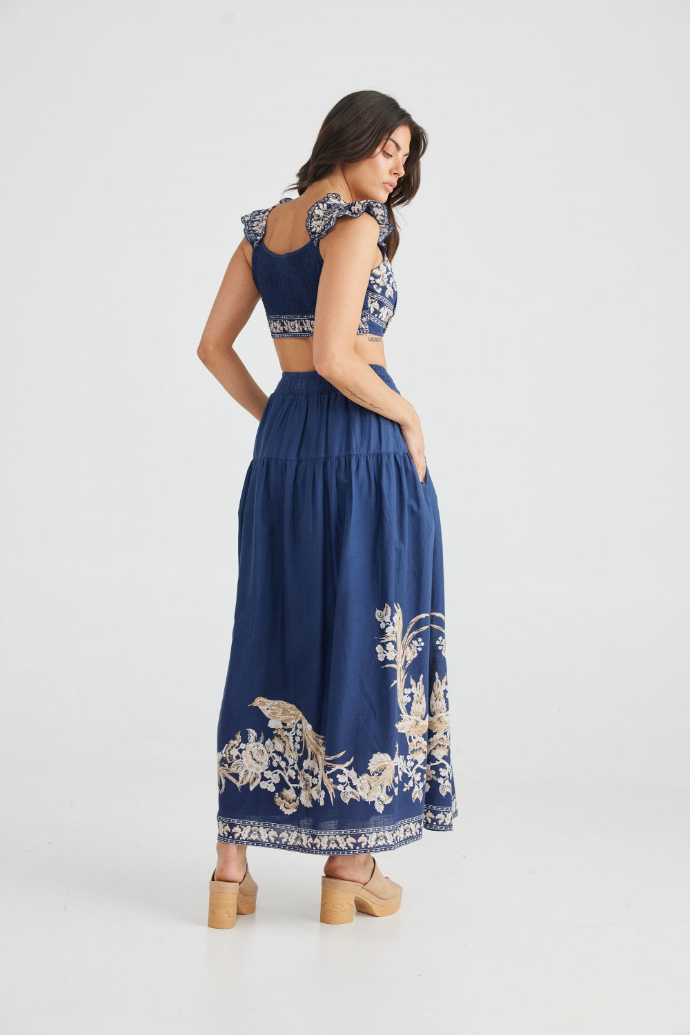 SKYLARK SKIRT EMPRESS INDIGO