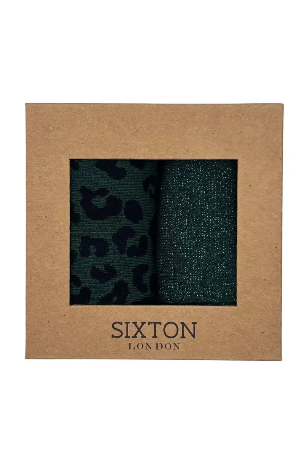 SOCK DUO TEAL TOKYO & TEAL LEOPARD