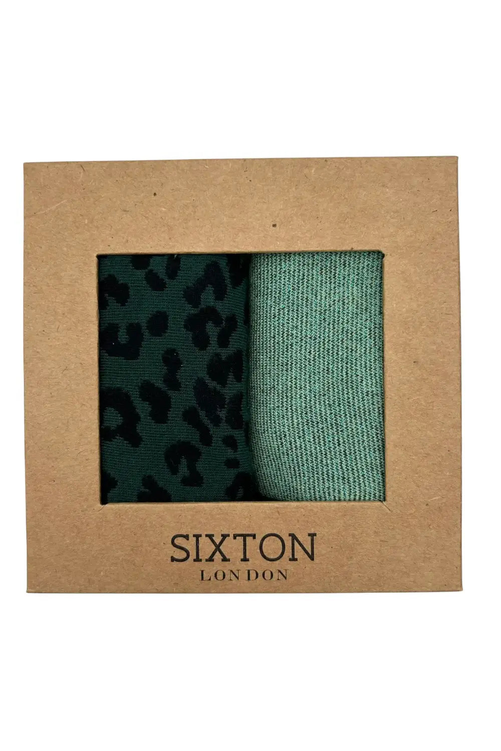 SOCK DUO MINT TOKYO & TEAL LEOPARD