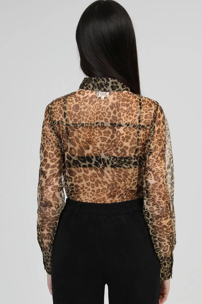 SOUMALINDA LEOPARD BLOUSE