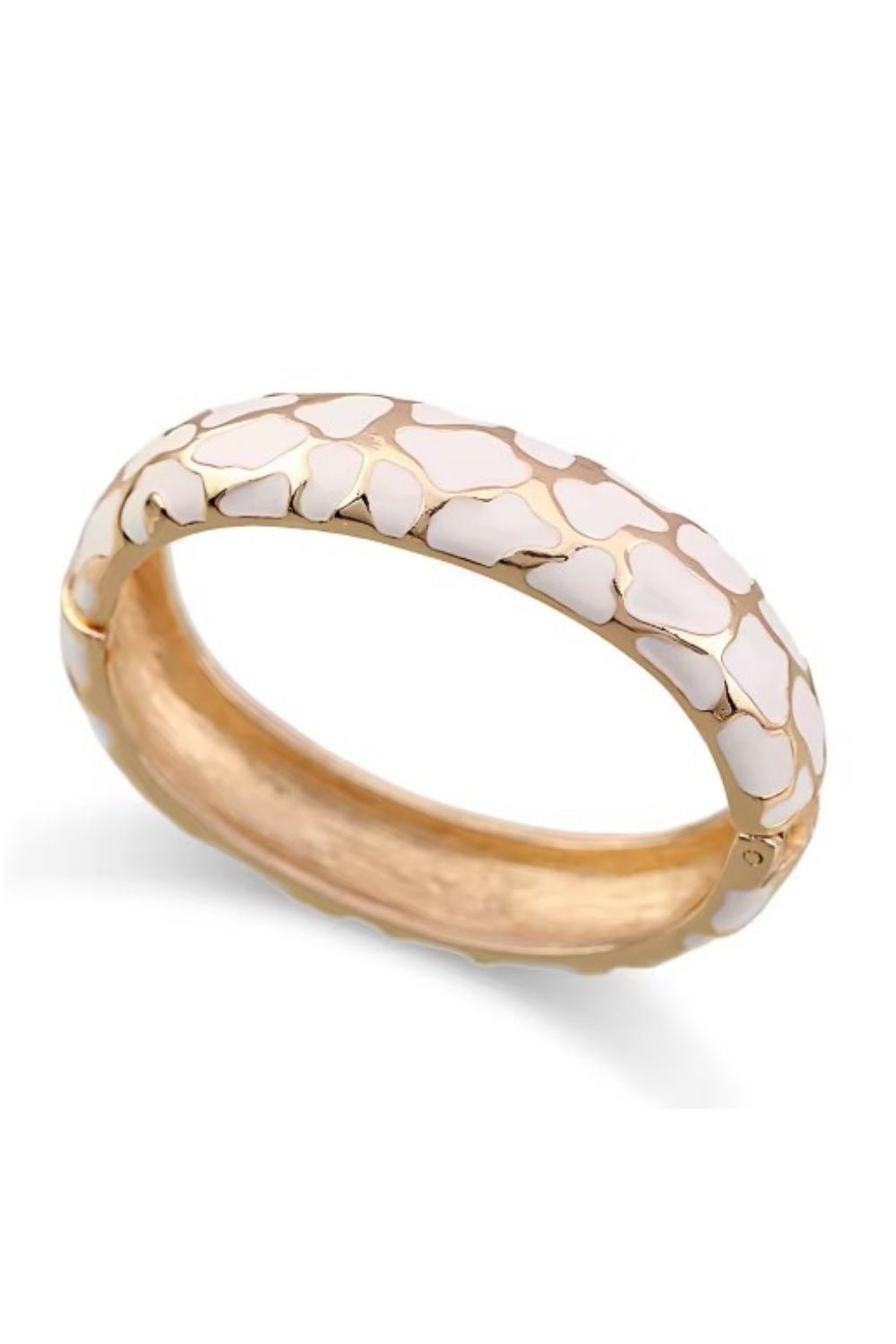 SPOTTED BANGLE WHITE