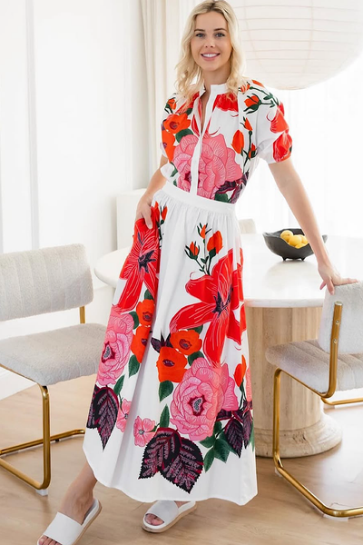 SPRING LUNCH BLOUSE WHITE