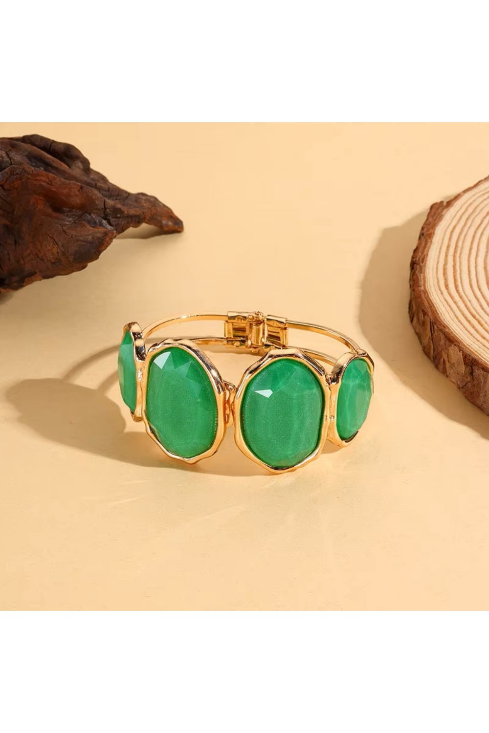 STONES THROW BANGLE GREEN
