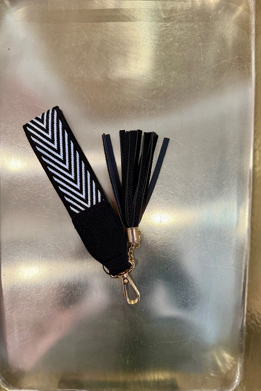 STRAP KEYRING BLACK