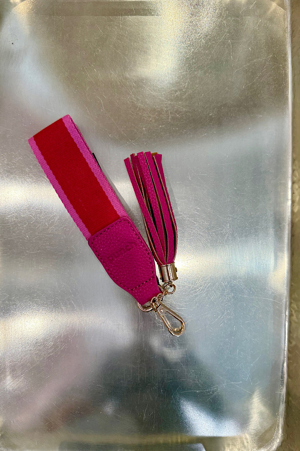 STRAP KEYRING PINK