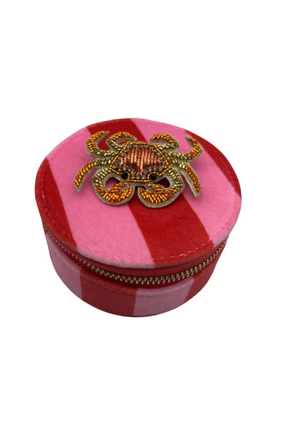 CRAB STRIPE JEWELLERY POT