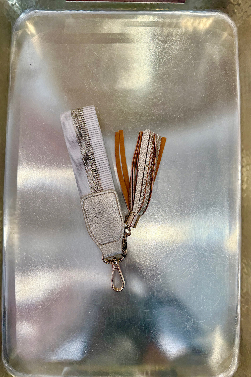 STRAP KEYRING GOLD