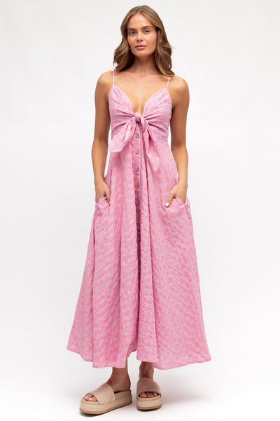 SUNDAY PICNIC MIDI DRESS