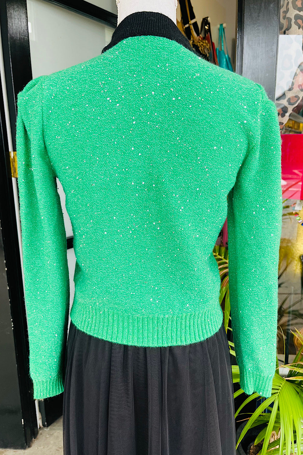 THE SWEETEST THING KNIT EMERALD
