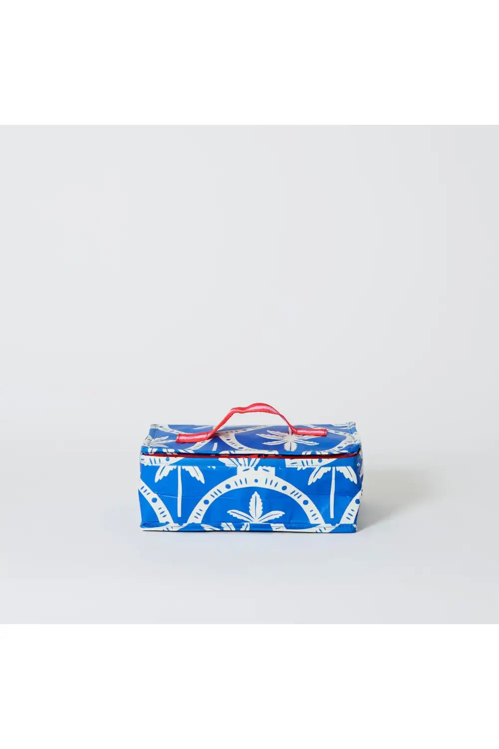 TAKEAWAY BAG BLUE PALM