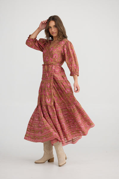 TARA WRAP DRESS