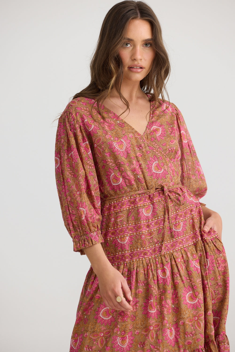 TARA WRAP DRESS