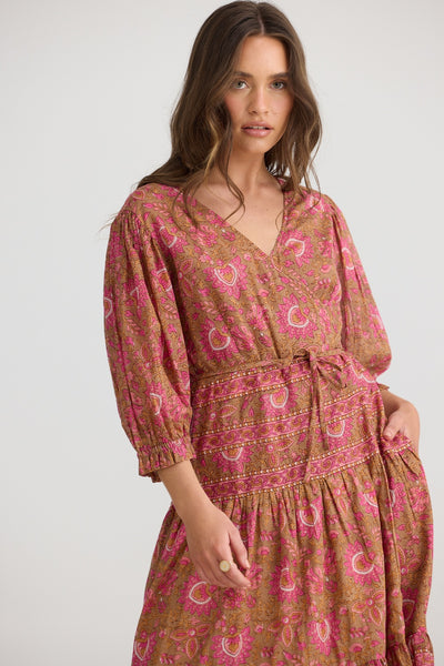 TARA WRAP DRESS