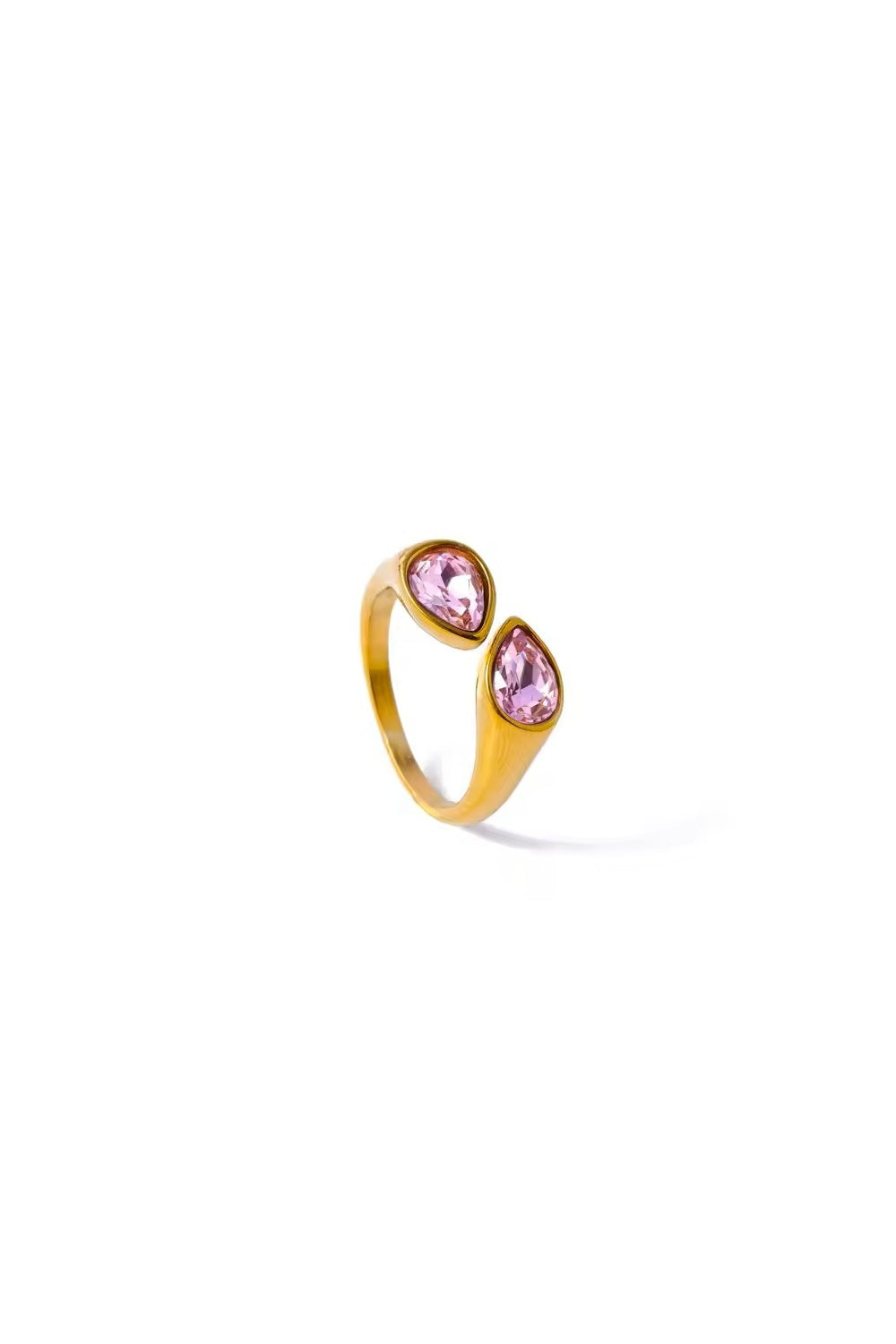 TEARDROPS RING PINK