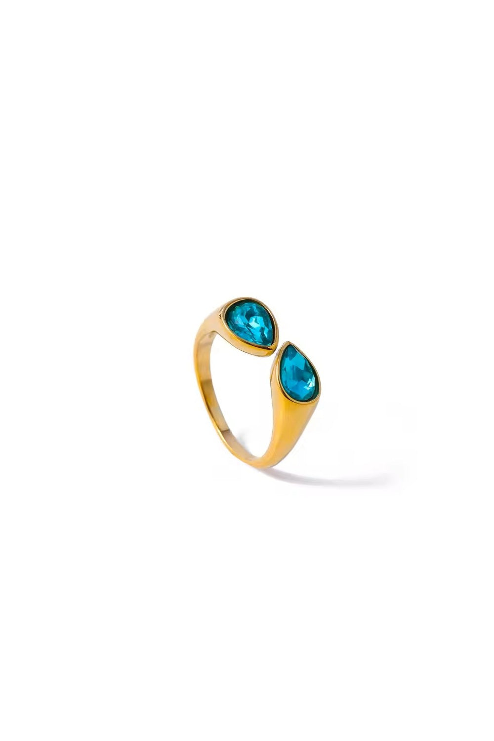 TEARDROPS RING TURQUOISE