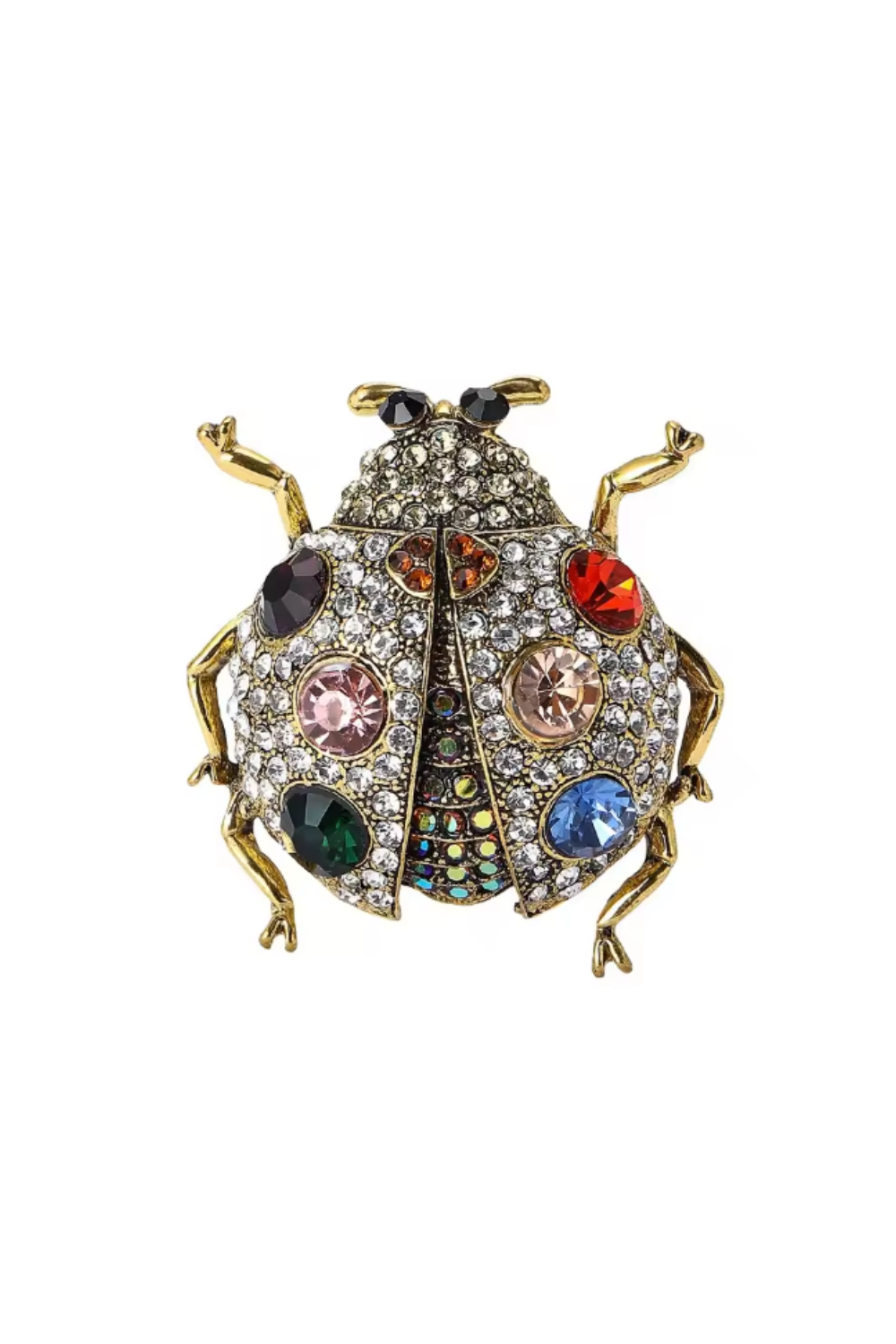 THE BEETLES BROOCH CRYSTAL