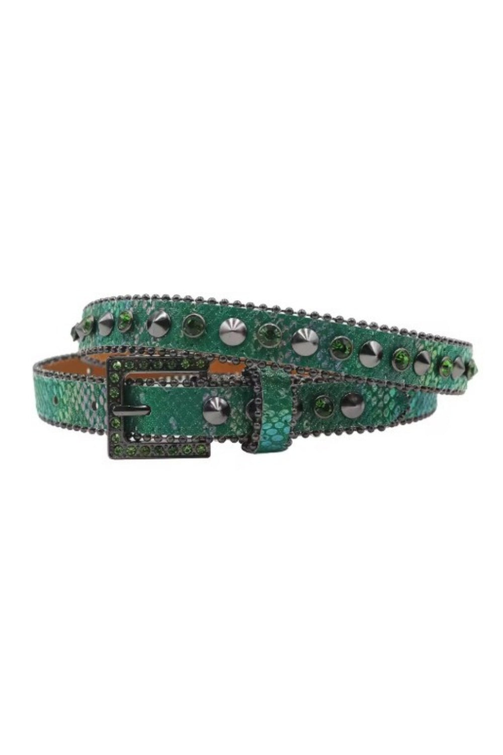 THE DOLLY BELT GREEN SNAKE