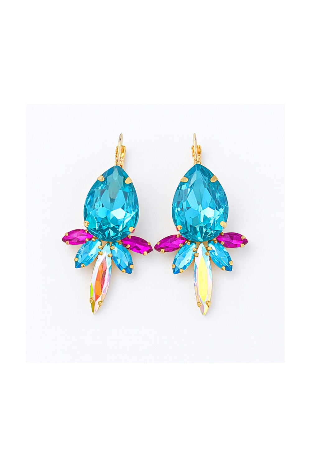 THE LADY EARRINGS BLUE MULTI