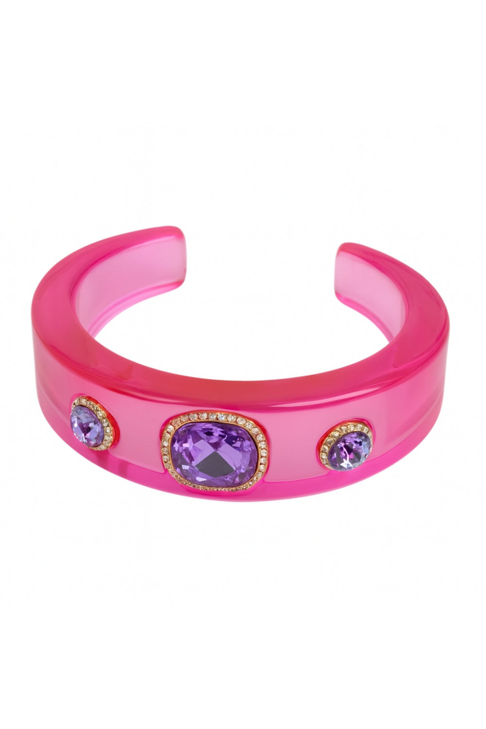THREES A CROWD BANGLE PINK & LILAC