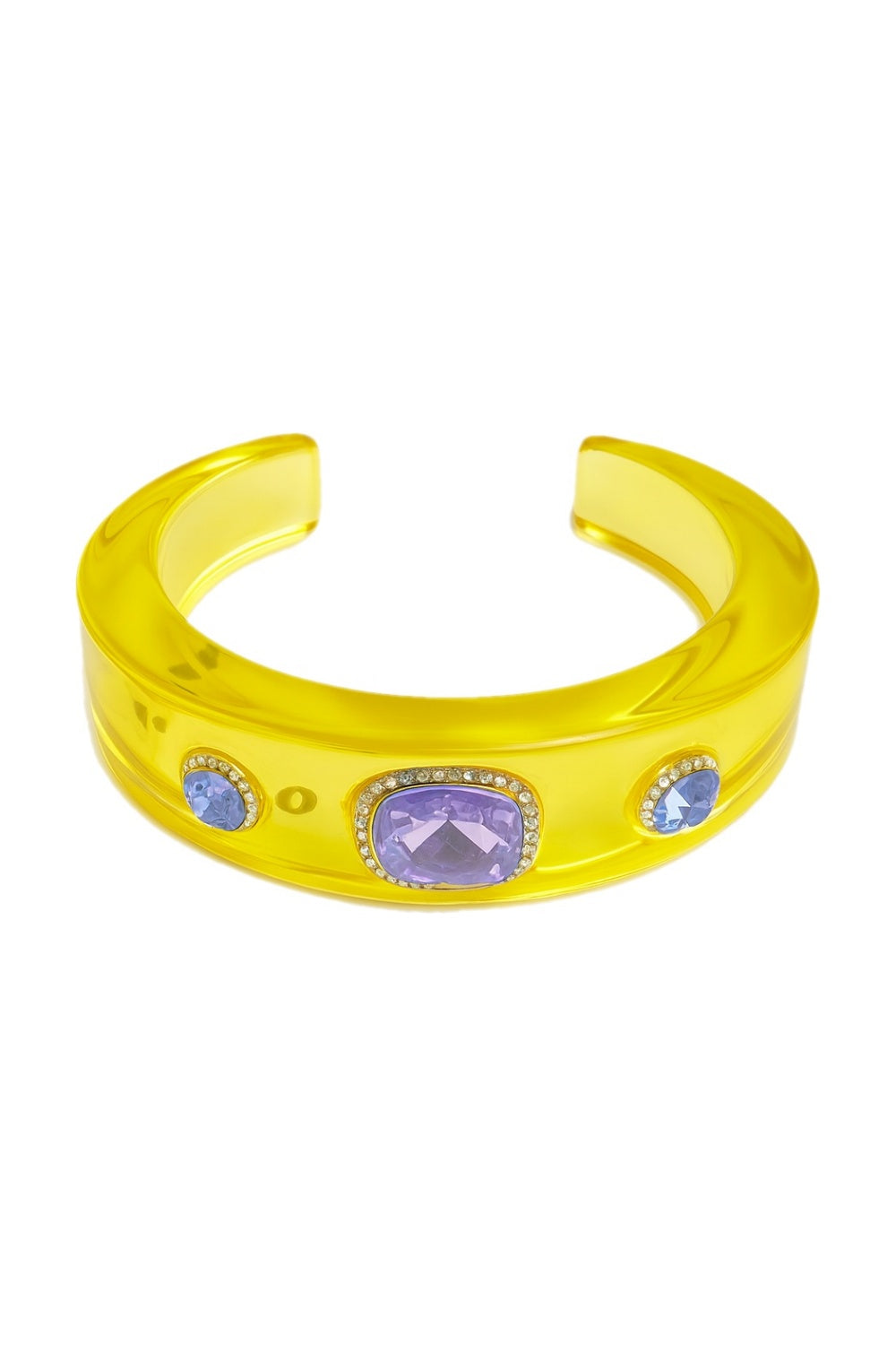 THREES A CROWD BANGLE YELLOW & LILAC