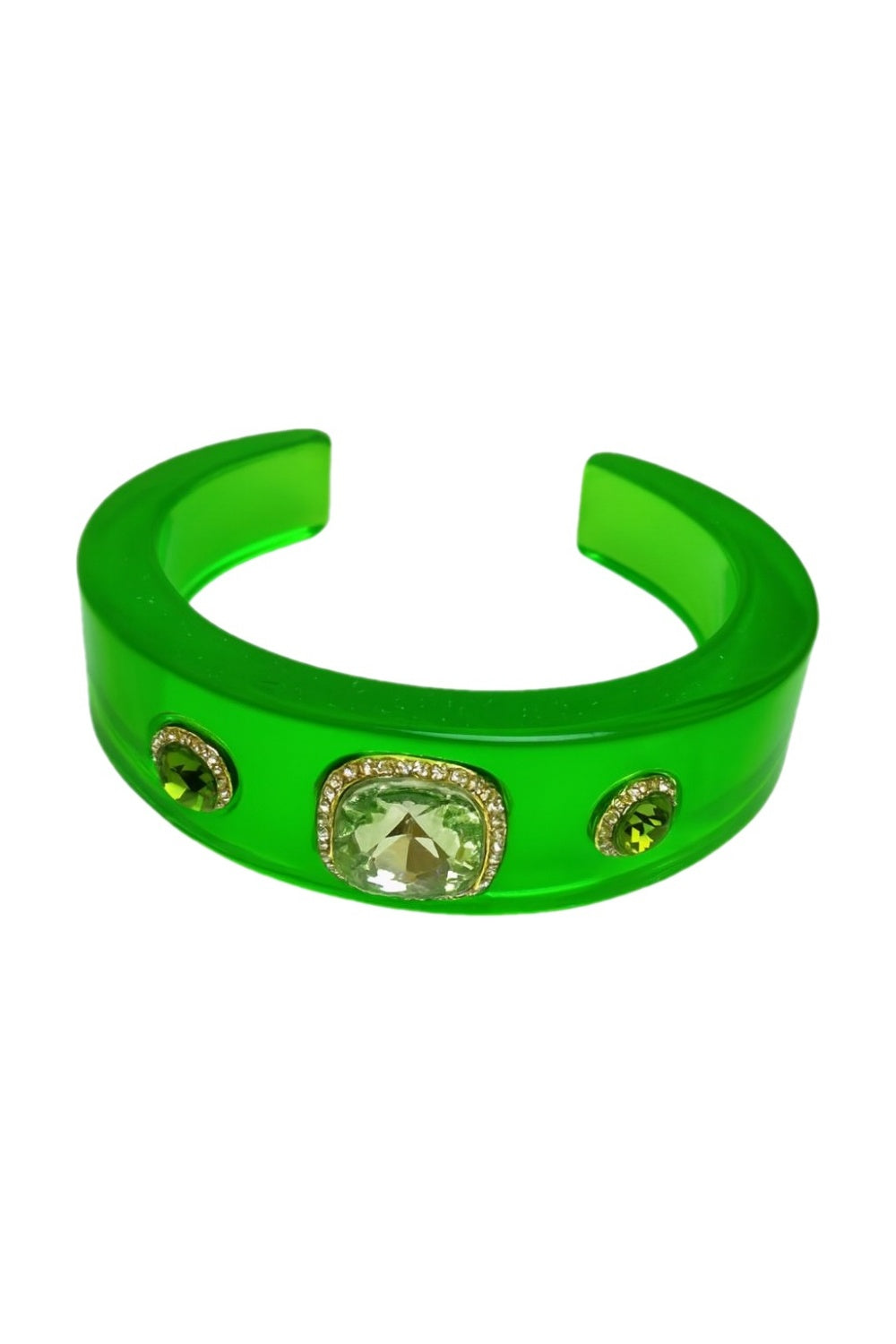 THREES A CROWD BANGLE GREEN & GREEN