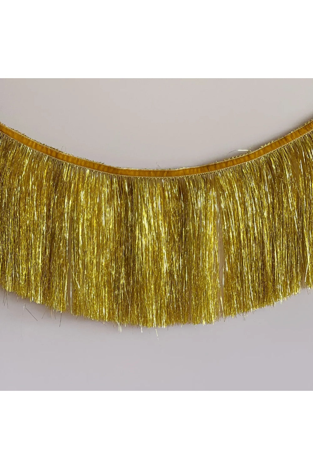 TINSEL GARLAND BRIGHT GOLD