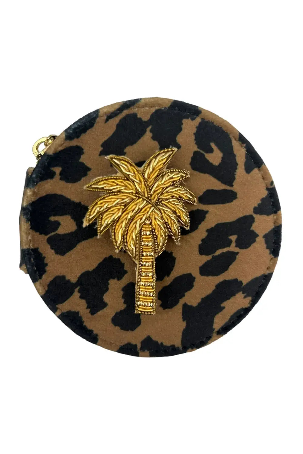 PALM LEOPARD JEWELLERY POT